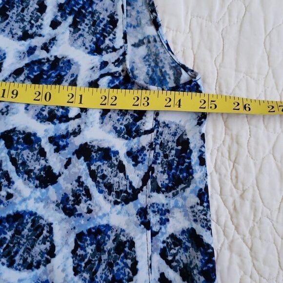 Rachel Roy Dress Blue White Shift - Picture 4 of 14